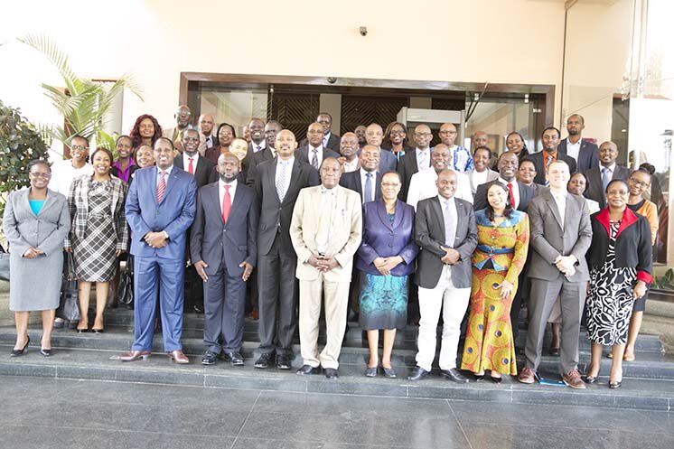Pic 3 Delegates of the National Agriculture Investment Plan (NAIP) formulation pose for a group photo at the end of the exercise.